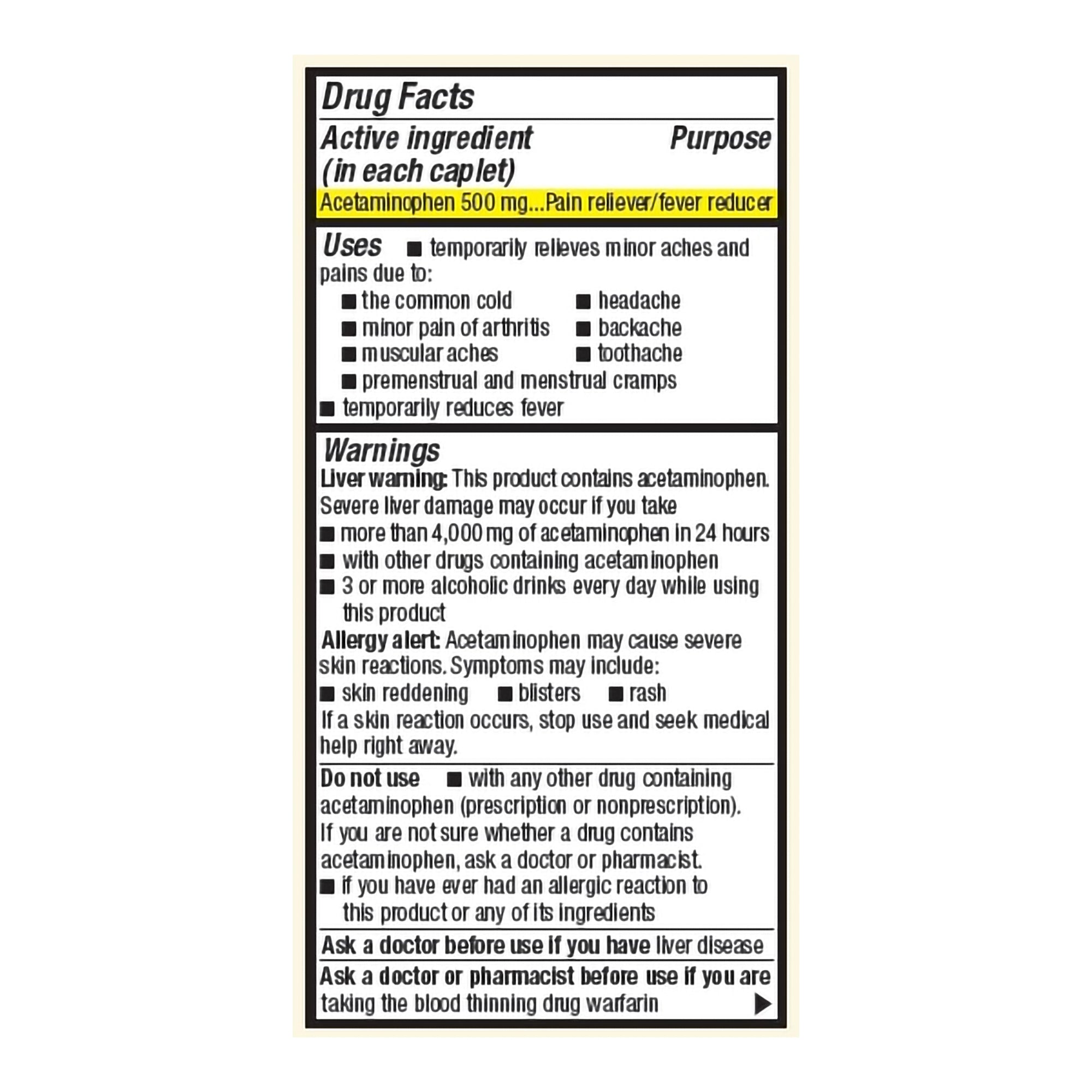 Extra Strength Pain Relief PM