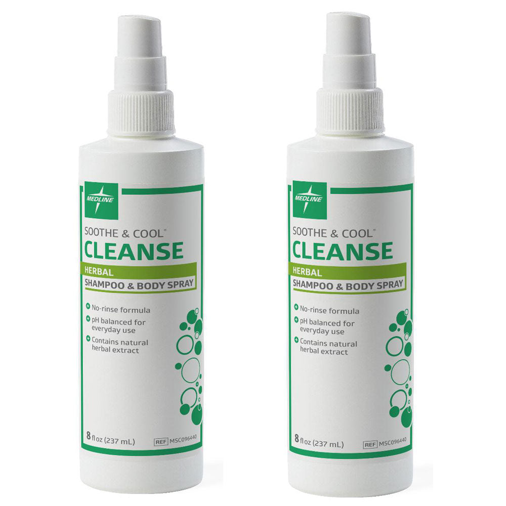 Soothe & Cool Herbal Shampoo-Body Spray 8oz, 2 PACK FREE SHIPPING