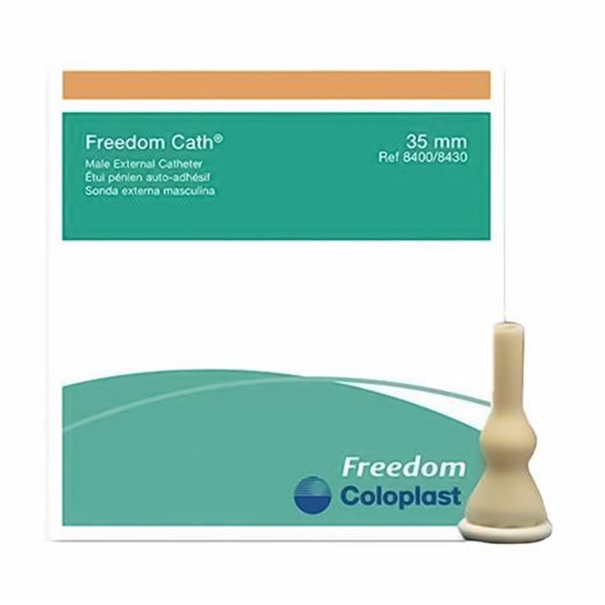 Male External Catheter Freedom Cath® Self-Adhesive Strip Latex