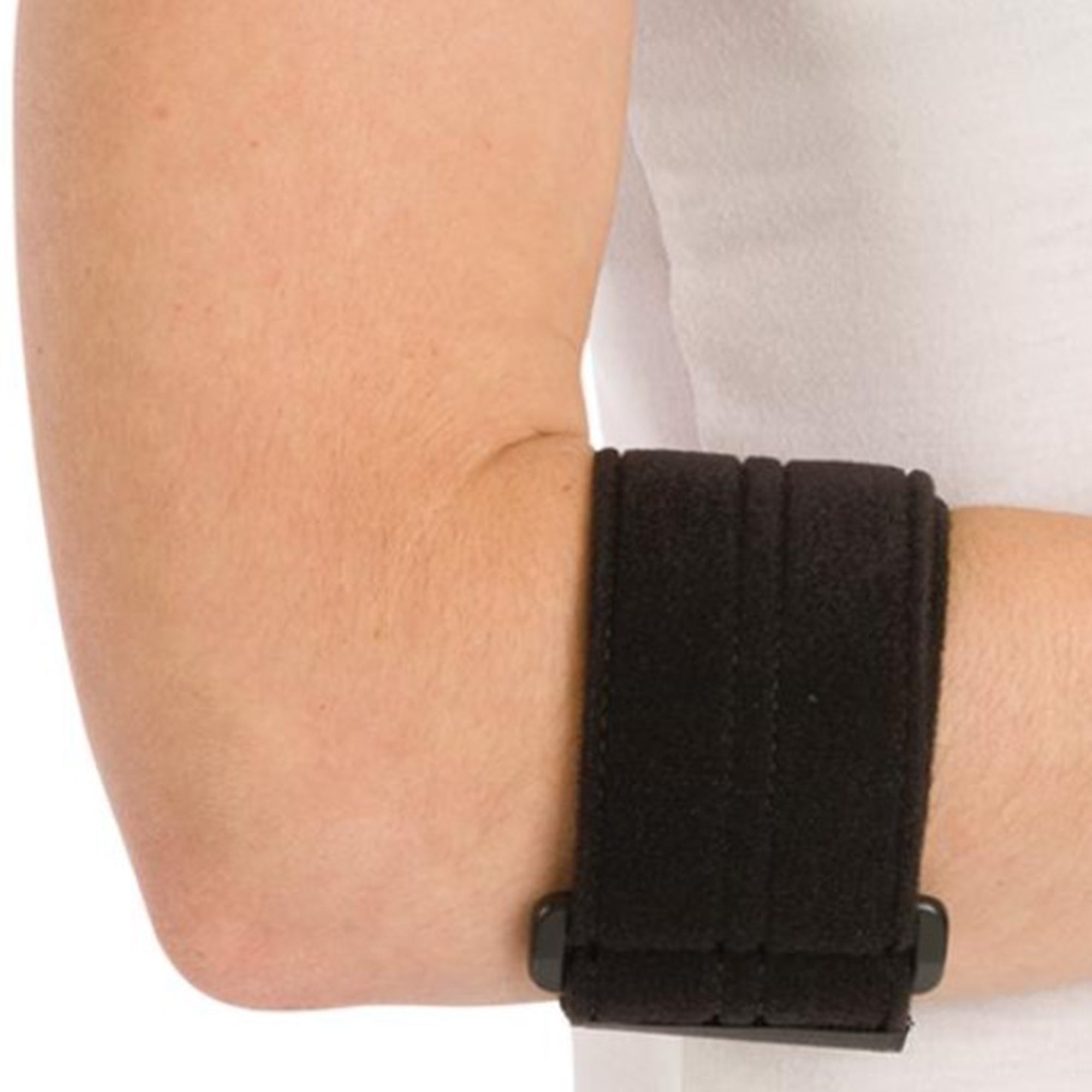 Tennis/Golf Elbow Support One Size Fits Most Contact Closure Tennis Black 2 inch