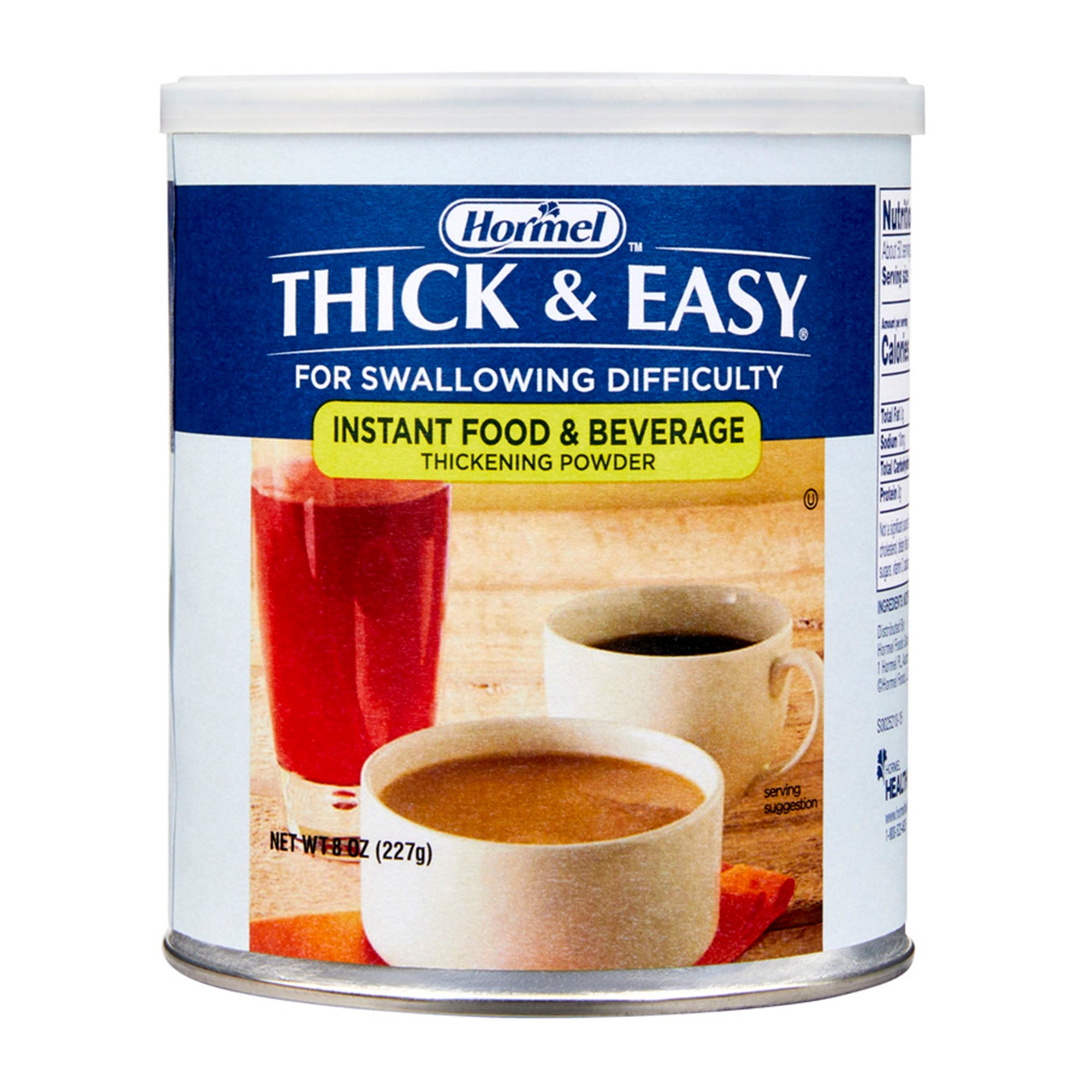 Thick & Easy® Instant Food Thickener 8 oz. Canister Unflavored Powder Level 0 Thin