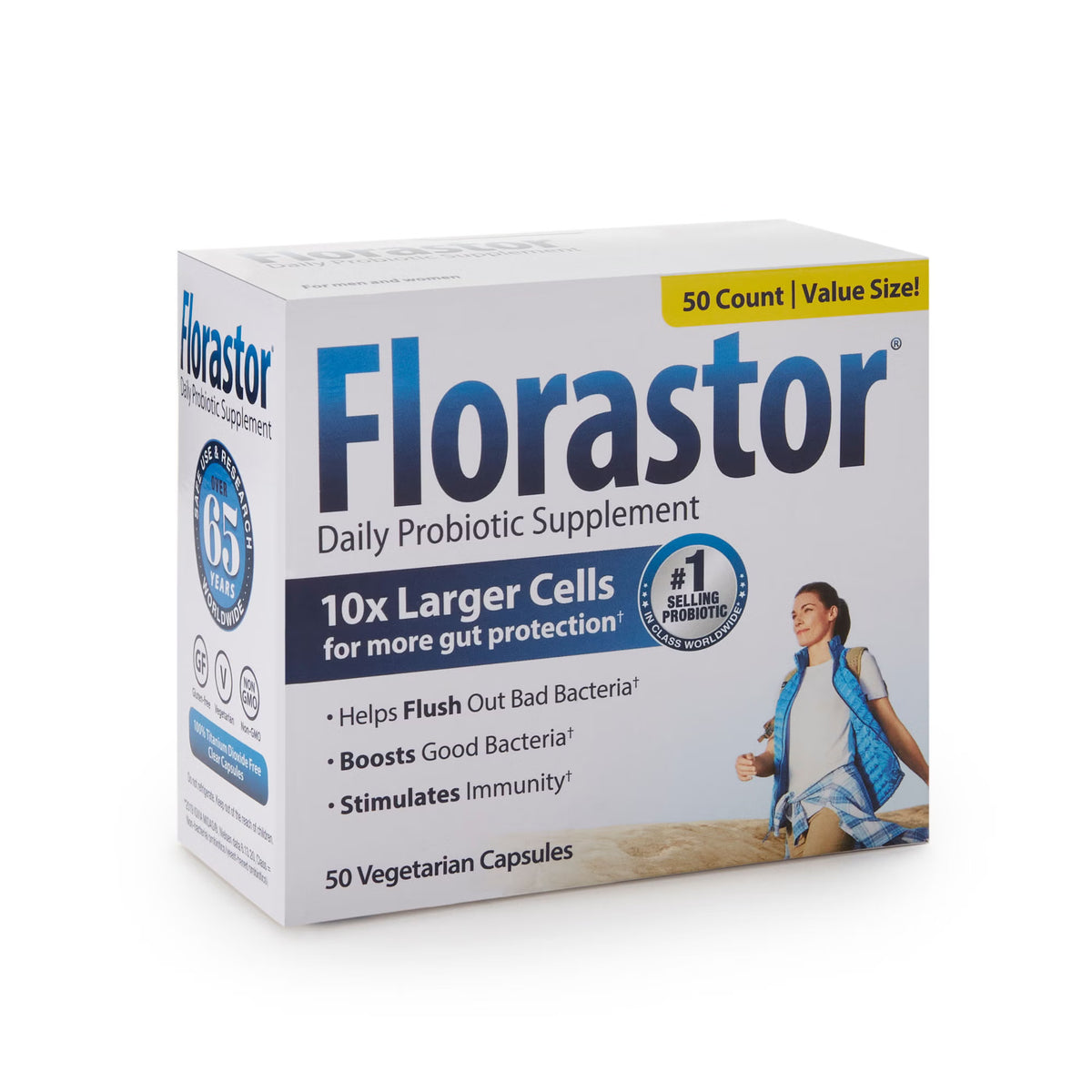 Florastor 50 Capsules Per Bottle