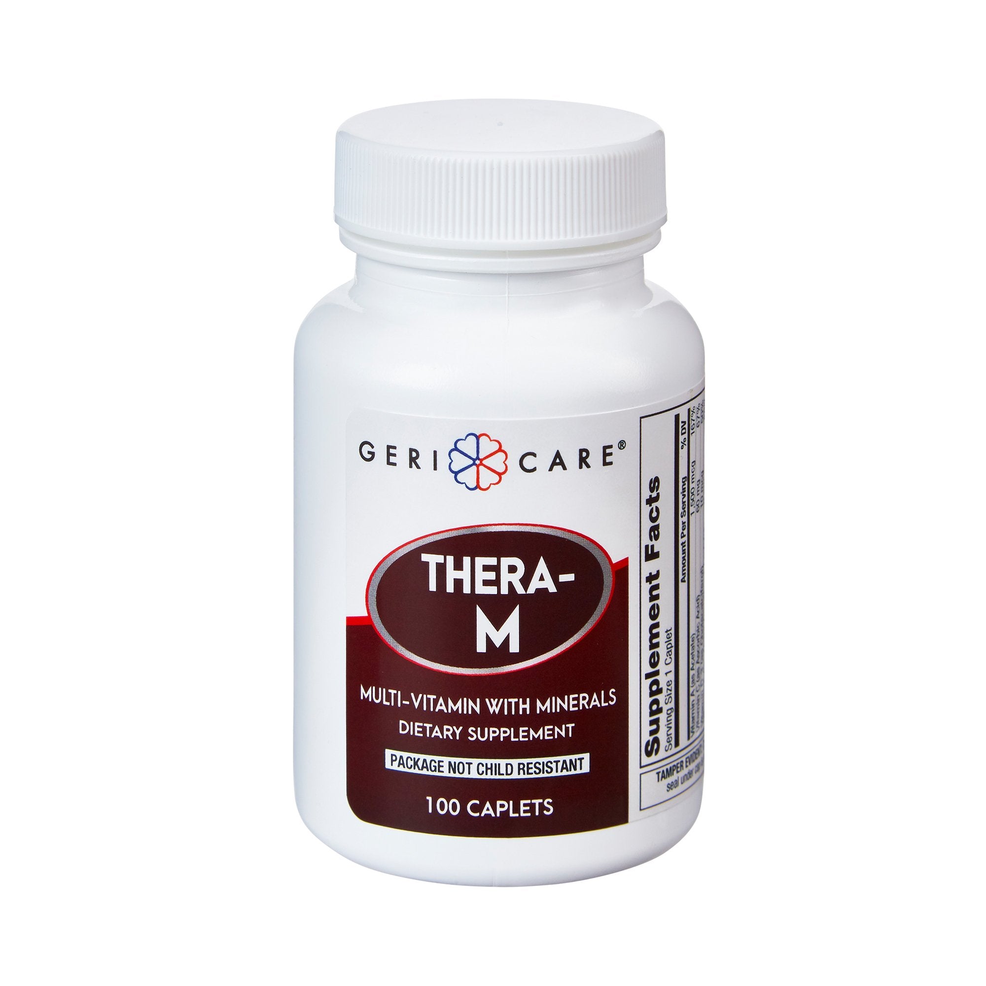 Vitamin Thera-Tabs M Caplets 100-Bt (Theragran)