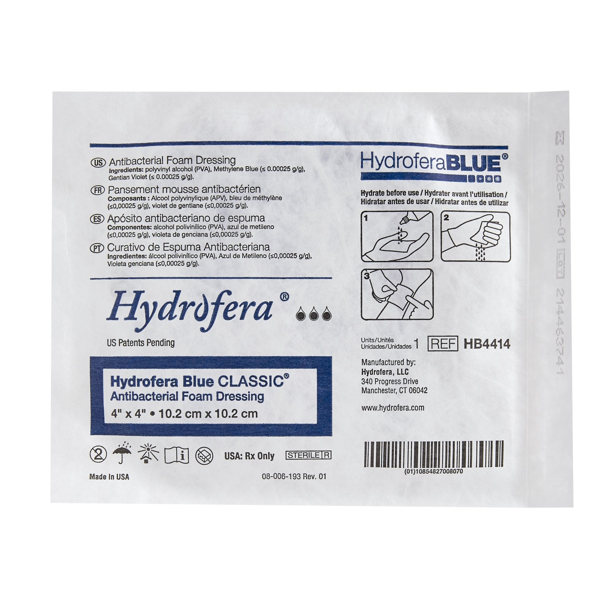Hydrofera Blue® Classic Bacteriostatic Dressing