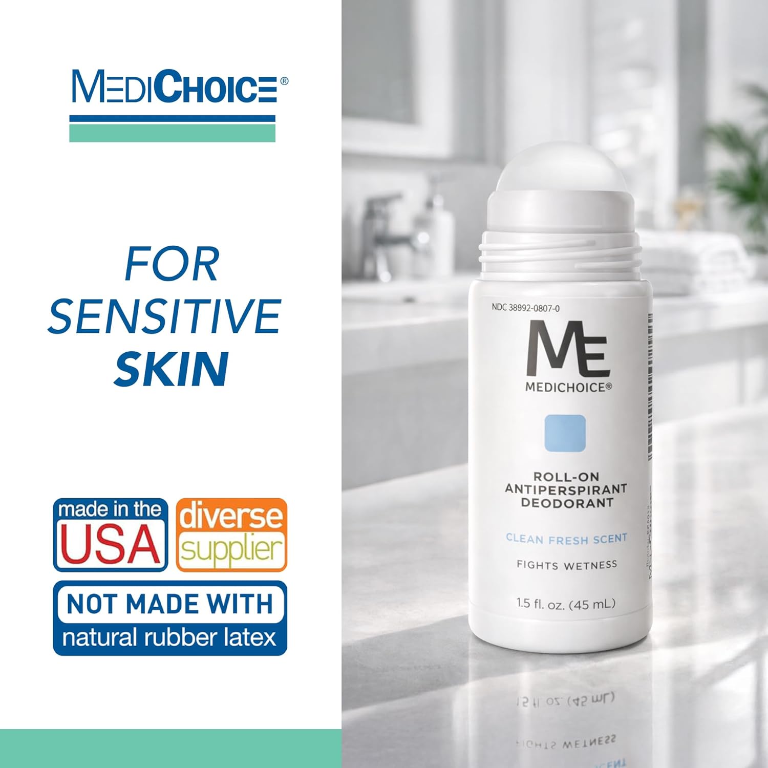 ME MediChoice Roll On Antiperspirant Deodorant (PC5015)