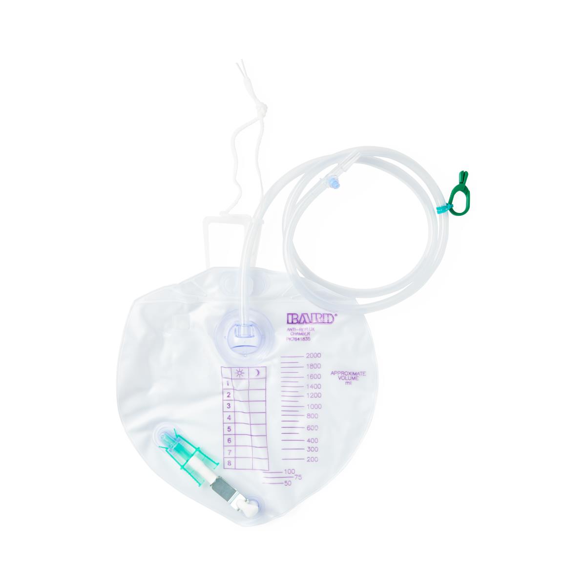 Bard Infection Control Urine Drainage Bag with Anti-Reflux Chamber 2000mL