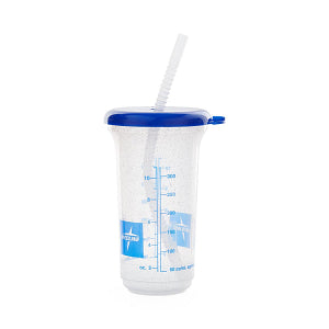 Carafe Clear Sparkly W-Grad Straw 16 oz