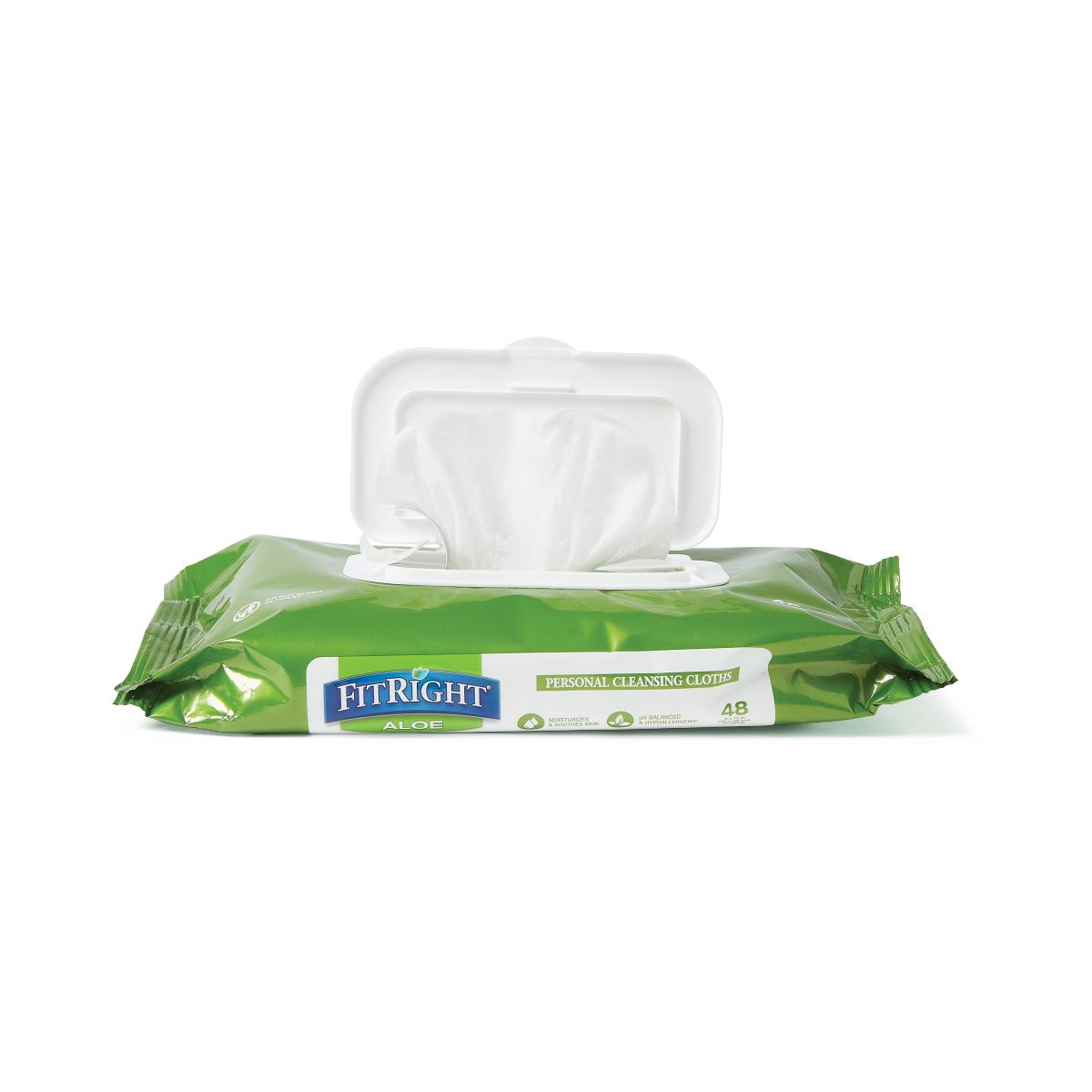 Medline FitRight Aloetouch Wipes (MSC263654) 48/Pk