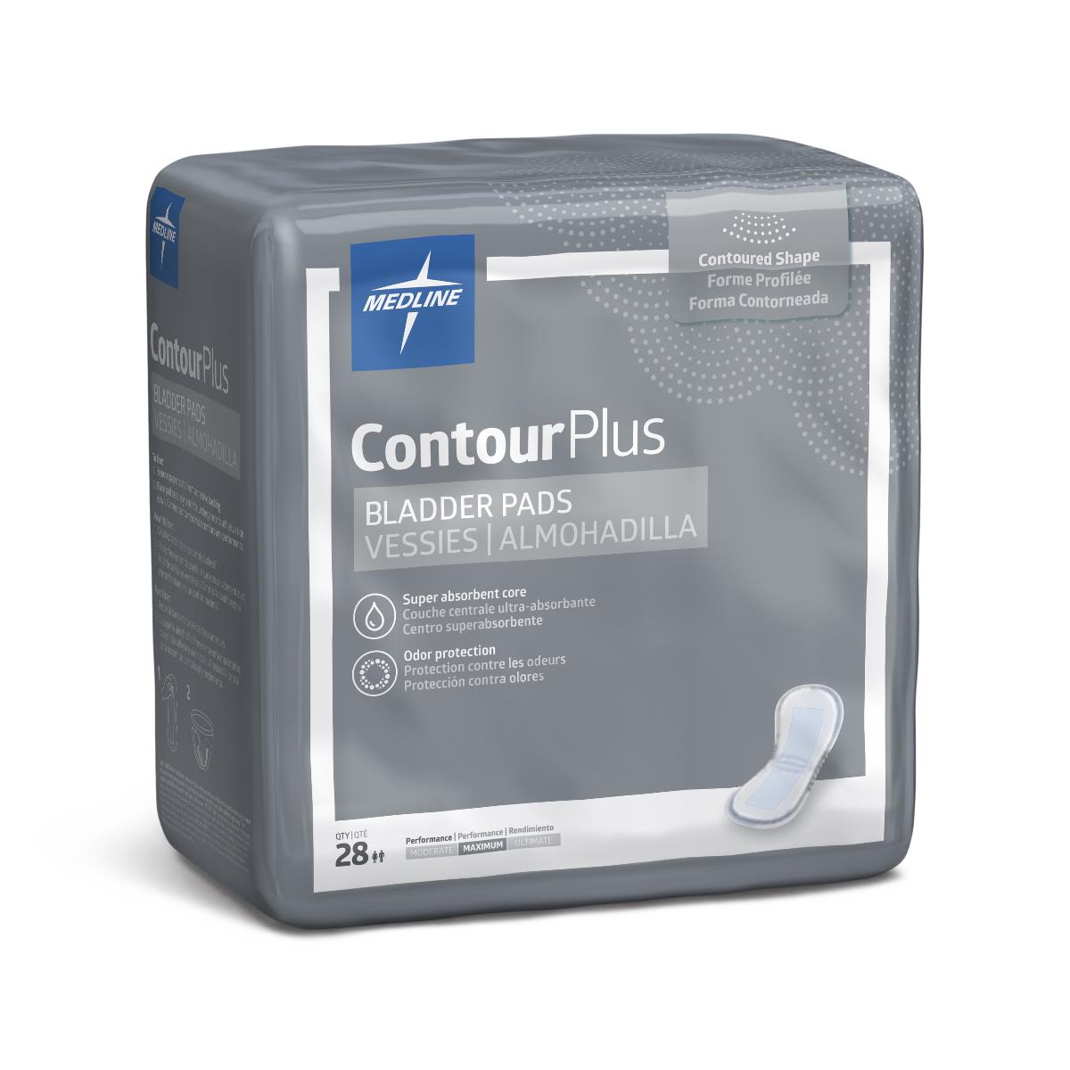 Medline Contour Plus Bladder Control Pads
