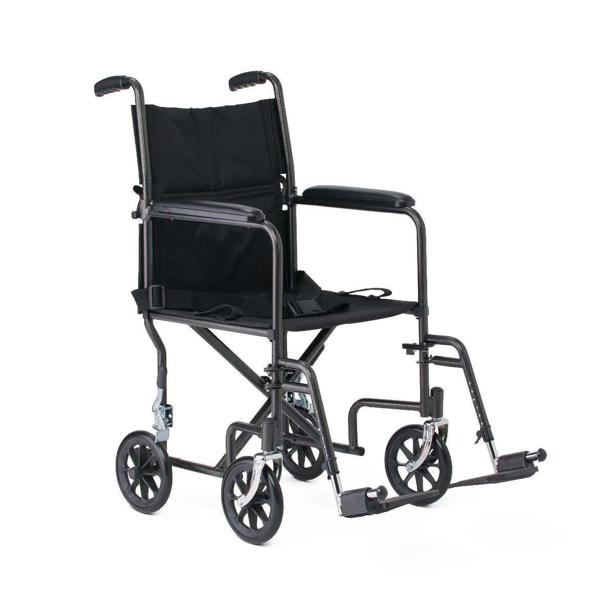 Medline Steel Transport Chair with 8 inch wheels (MDS808200)