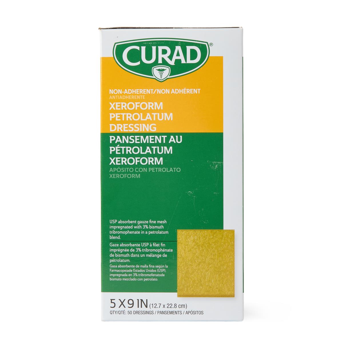 Medline Curad Sterile Xeroform Gauze (CUR253590H) 5x9. 1/EACH