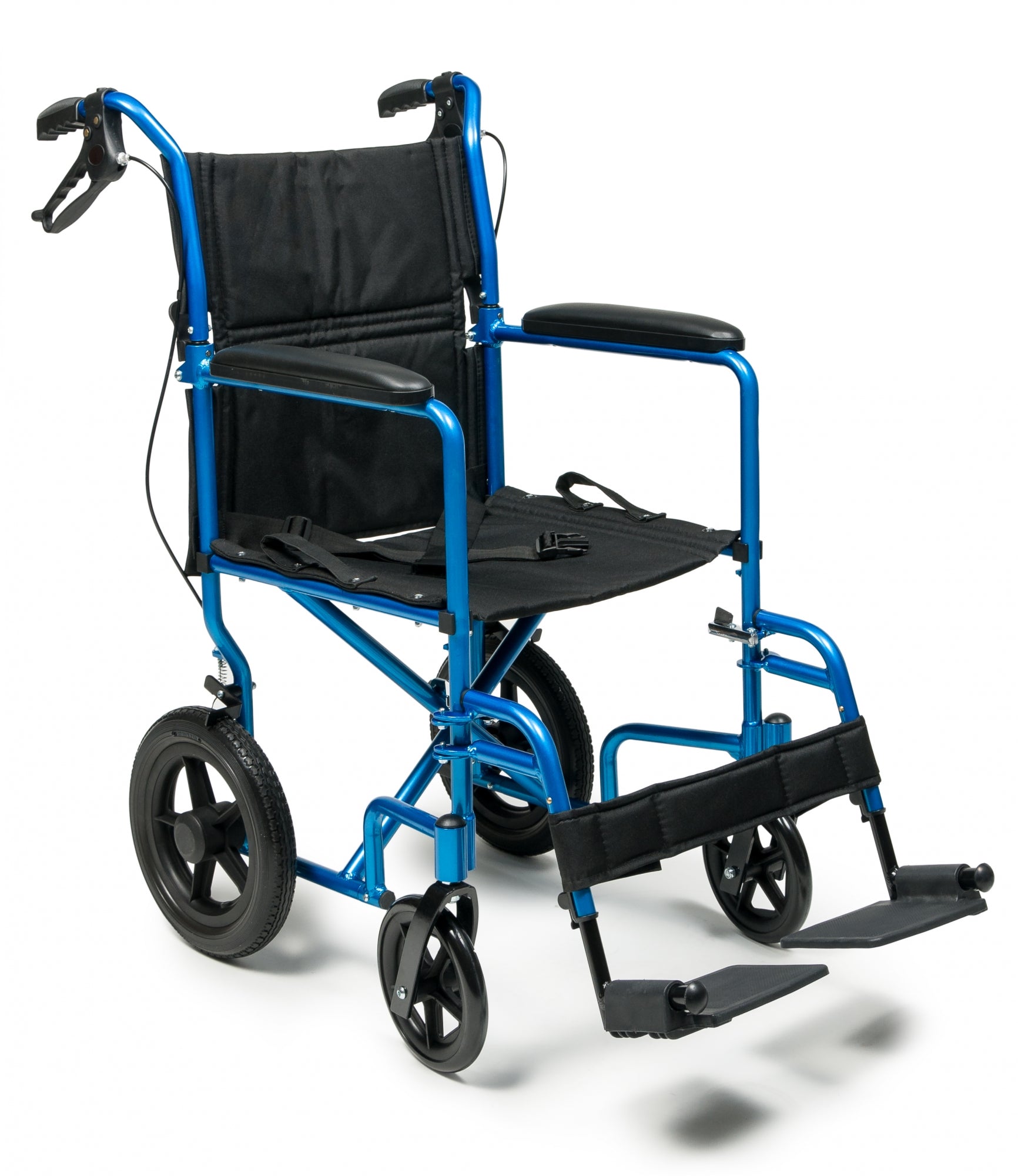 Deluxe Aluminum Transport Chair with 12 inch Wheels
