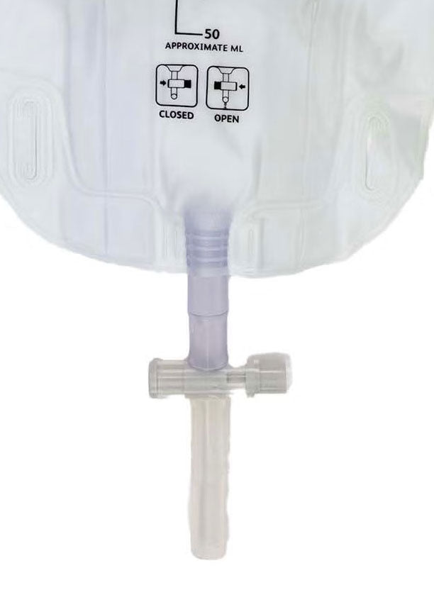 Urinary Leg Bag Spirit™ T-tap Drainage Valve with Leg Straps Sterile