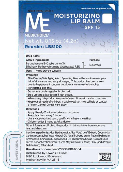 ME MediChoice Lip Balm SPF 15 (LBS100) 3 PACK