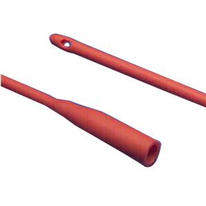 Dover red rubber Robinson urethral catheter, sterile