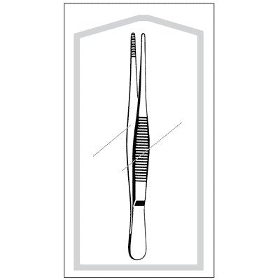 Econo Sterile Thumb Dressing Forceps 5" - 96-2569