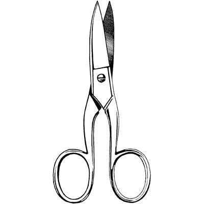 Cuticle Nail Scissors 3 1-2" - 98-495
