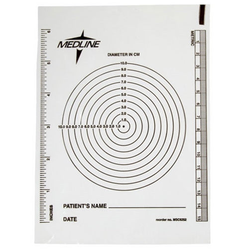 Bulleye Measuring Guide for Wounds 10-PK