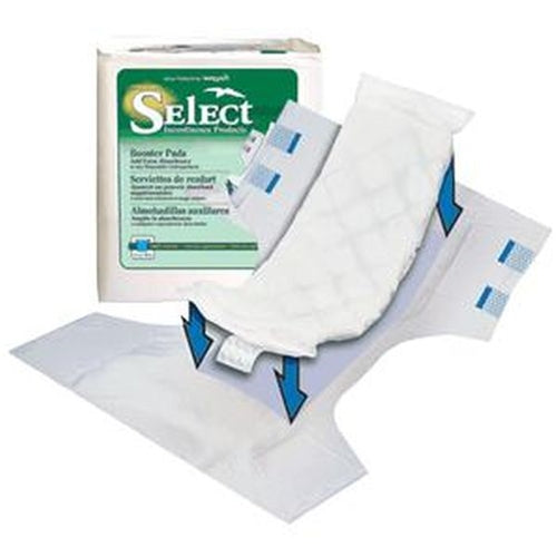 Select® Booster Pad 12" x 4-1-4", 6-2-3 oz Fluid Capacity, Latex-Free