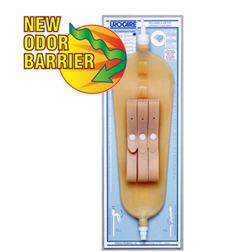 Reusable Seamless Latex Urinary Leg Bags with Odor Barrier