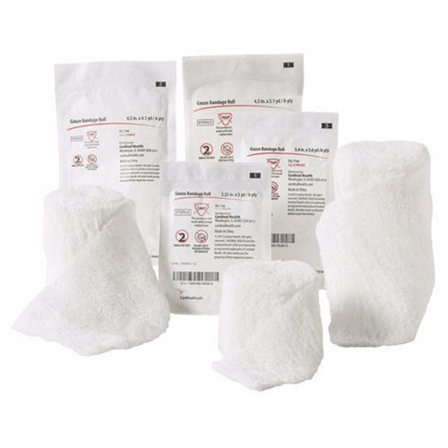 55CFR336S Cardinal Health Guze Bandage Roll, 3.4 x 3.6 yd, 6 ply