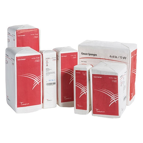 ReliaMed Gauze Dressing-Sponge, Sterile, 4" x 4", 12 Ply