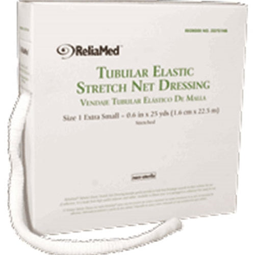 ReliaMed Tubular Elastic Net Dressing, Size B, 1.2" flat measurement, 10 yds.