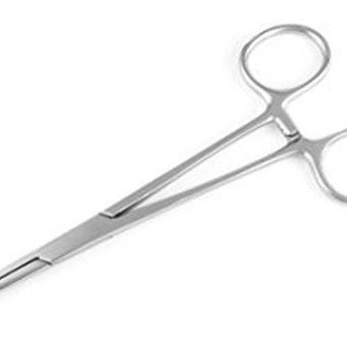 5-1-2 Inch Stainless Steel Straight Kelly Forceps
