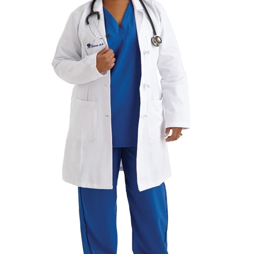Ladies' 100% Cotton Staff Length Lab Coats