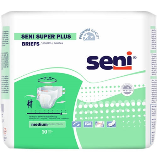 Seni® Plus Super Plus Briefs (Heavy-Severe Absorbency)