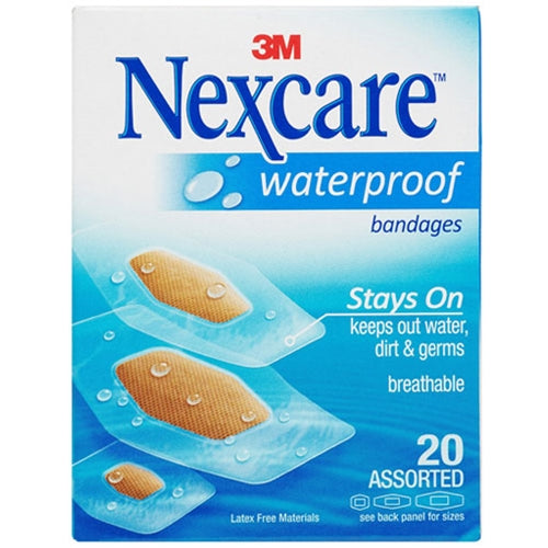 3M Nexcare™ Waterproof Bandages Assorted