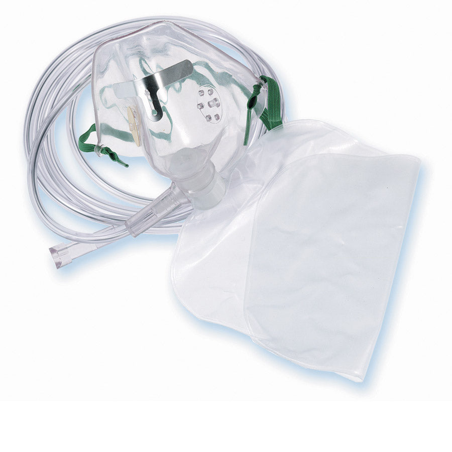 Mask Oxygen Hi Concentration Adult 7Tubing