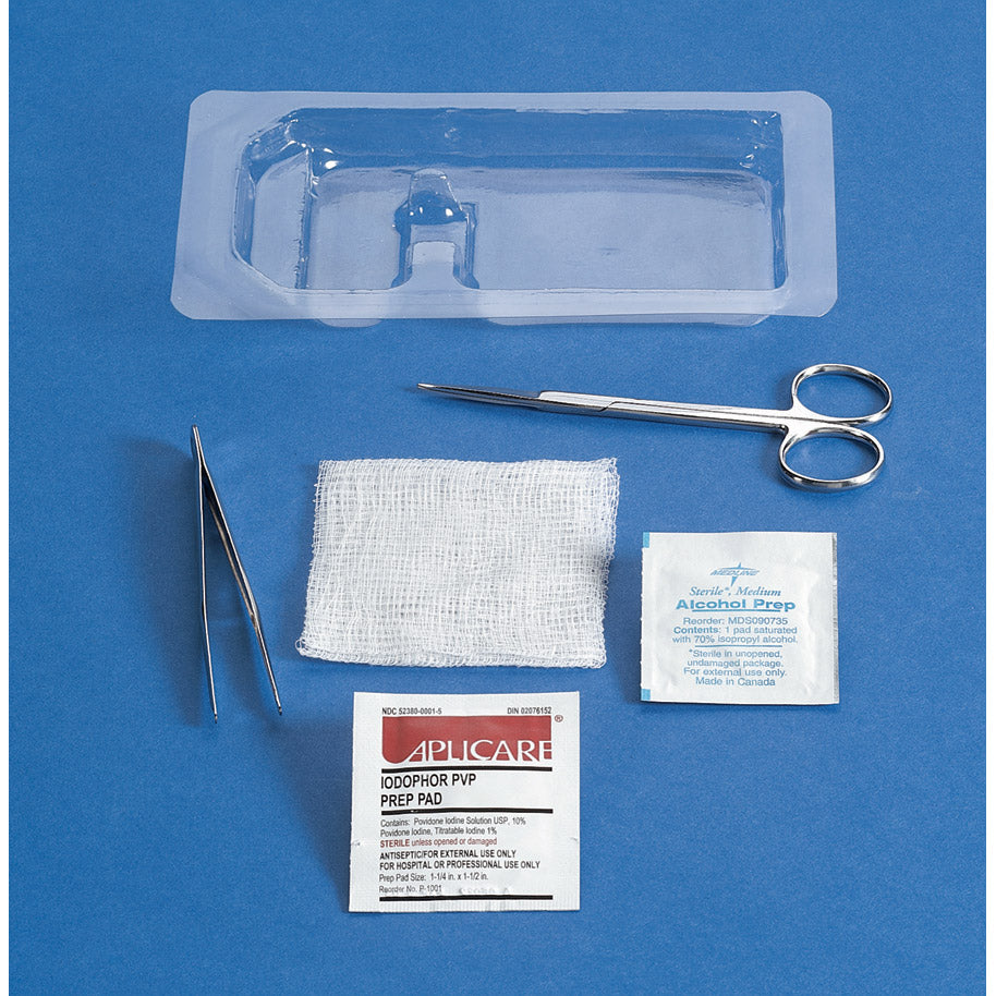 Tray Suture Removal Metal Iris Forceps