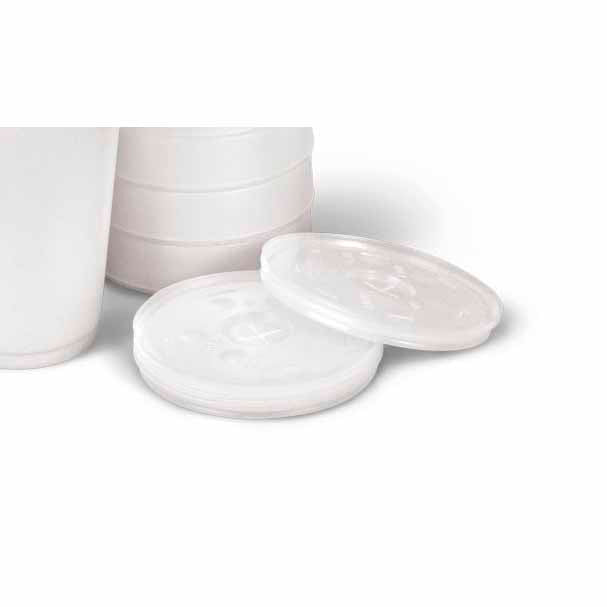 Wincup Foam Cup Lids, Translucent (CUPL18S)