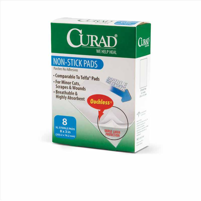 Medline CURAD Sterile Non-Stick Pads