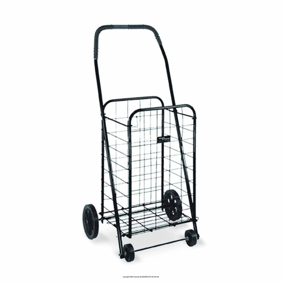 Folding Shopping Cart in Black