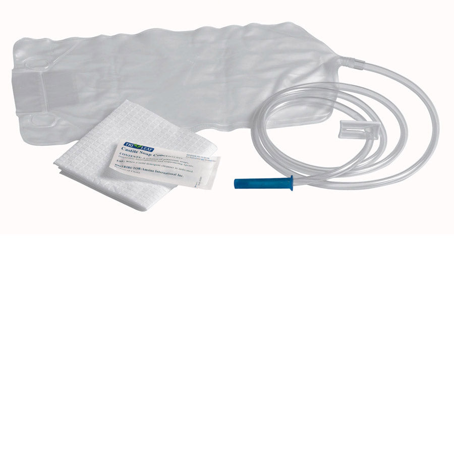 Bag Enema W-Slide Clamp Polybag