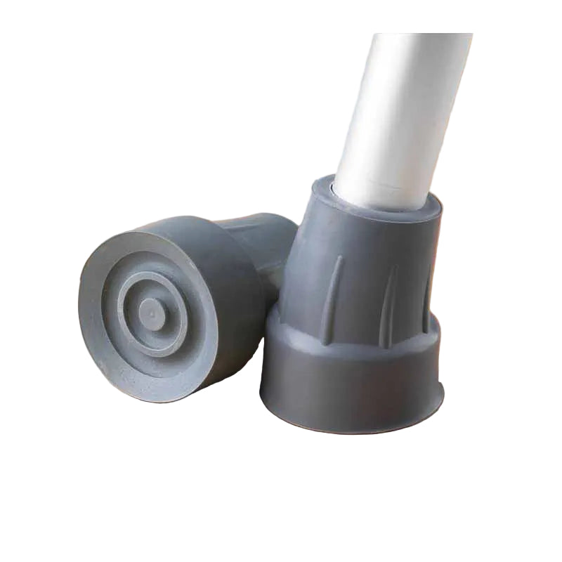 Medline 7-8" Guardian Crutch Tip, Gray ( 8 Pairs )