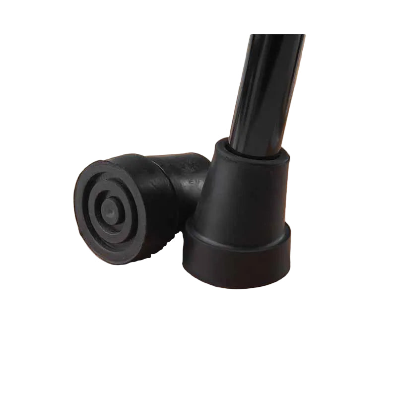Medline Cane Replacement Tips, Black