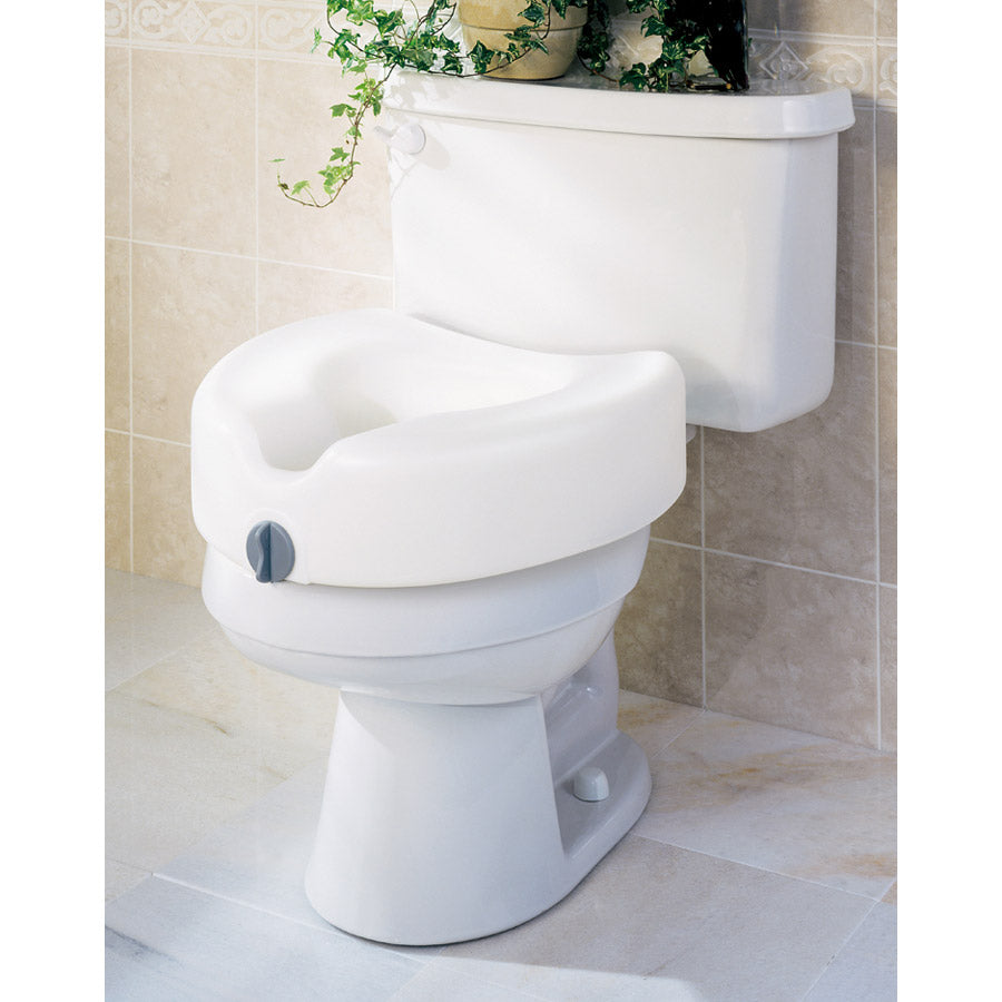 Guardian Locking Raised Toilet Seat 5"