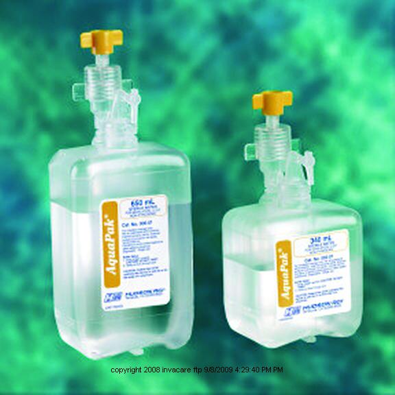 AQUAPAK® Prefilled Bubble Humidifier with Sterile Water