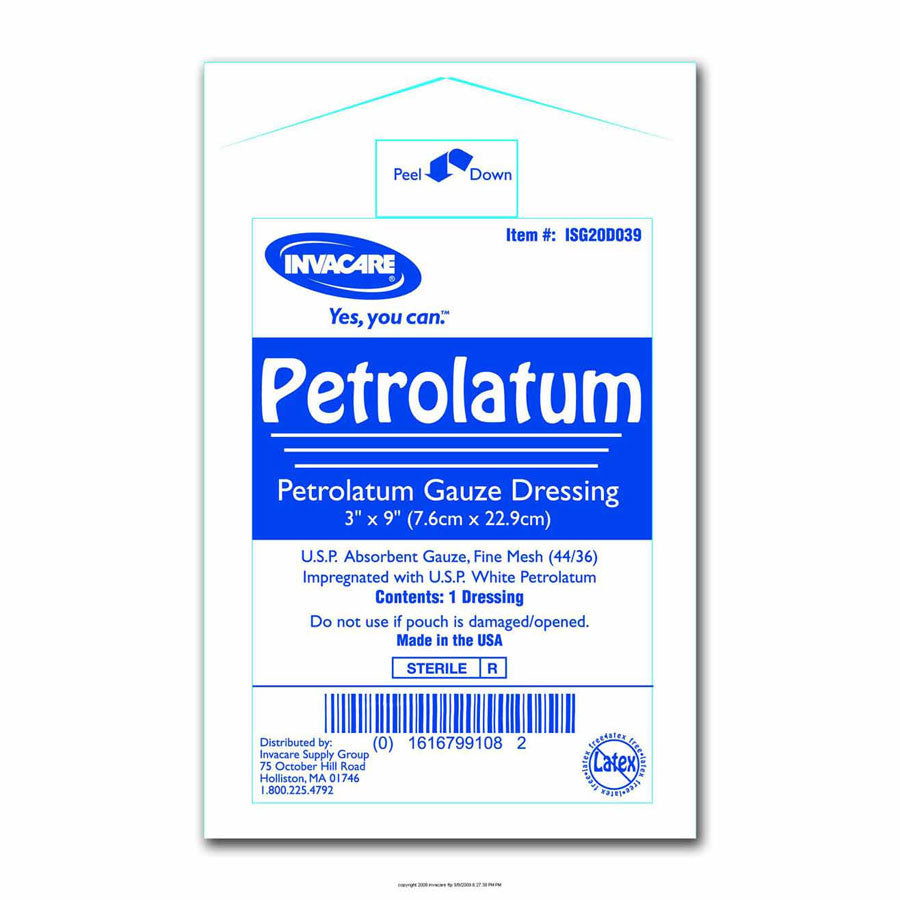 petrolatum dressing Xeroform Sterile Gauze Dressing, 5
