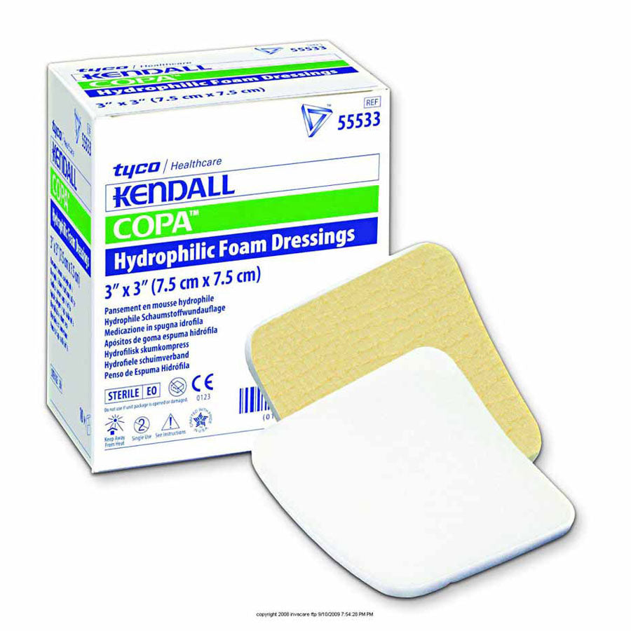 Kendall™ COPA™ Hydrophilic Foam Dressing