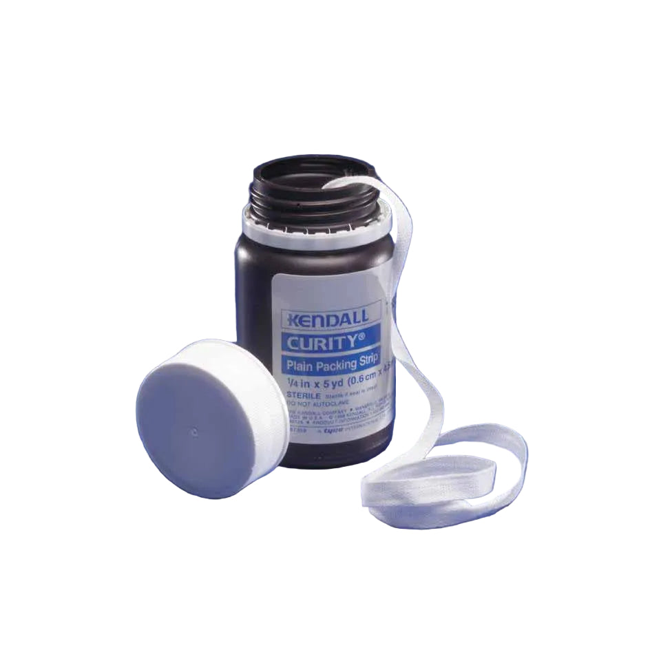 Curity™ Sterile Plain Packing Strip 1" x 5 yds