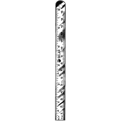 Steel Ruler 6" - 06-2860