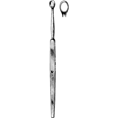 Fox Dermal Curette Oval 6mm - 06-4136