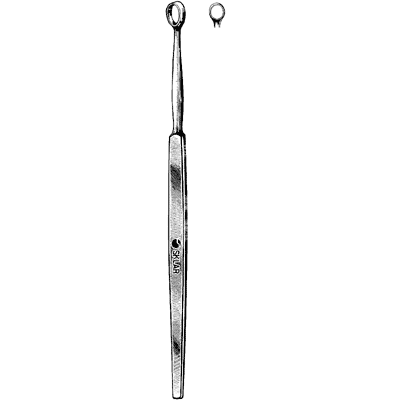 Fox Dermal Curette Round 2mm - 06-4137