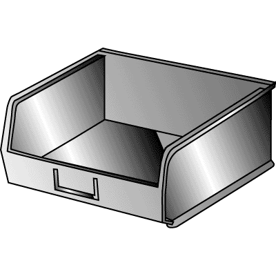 Sklar Super Tough Storage Bin 10 3-4" x 8 1-4" x 7" - 10-2108B