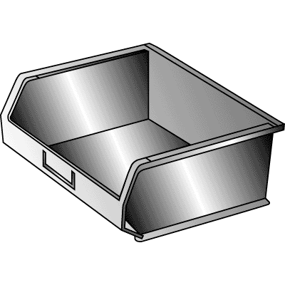 Sklar Super Tough Storage Bin 18" x 16 1-2" x 11" - 10-2116Y