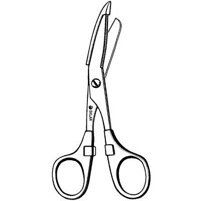 Nurse's Bandage Scissors 5 1-2" - 11-1495